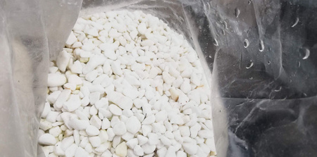 Otoczak marmurowy BIAŁY , frakcja grubsza 4-11mm K14