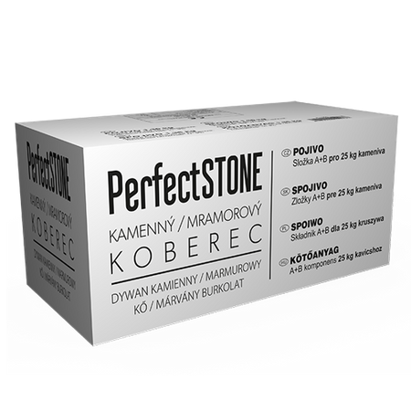 Komplet UV 100% kamienny dywan 234kg (ok. 12 m²) – Brązowy + grunt + hydroizolacja