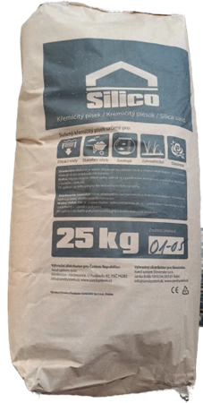 Piasek Kwarcowy do Żywic frakcja 0,3 - 0,8 - 25 kg