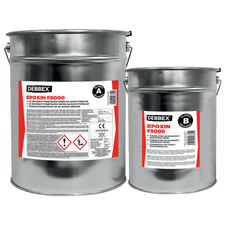 Zestaw na 60 m2 Grunt i Żywica epoksydowa Kolor do garażu, hali -45 kg