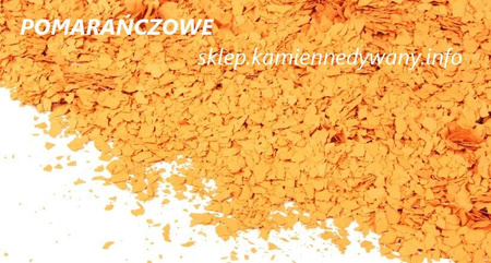 Niebieskie Chipsy Dekoracyjne do żywicy na Posadzki - 0,5 kg