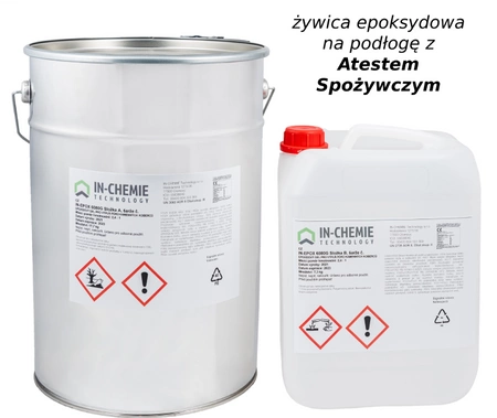 Z Atestem Spożywczym Kolorowa Żywica na podłogę - 25kg