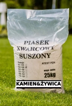 Piasek Kwarcowy do Żywic frakcja 0,3 - 0,8 - 25 kg