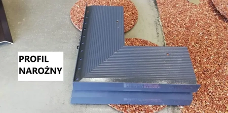 Profil okapowy Kapinos Systemowy prosty 2m aluminium SZARY