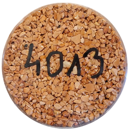 Próbka- Marmurowy otoczak miedziany Rosso Verona, frakcja 3-6 mm