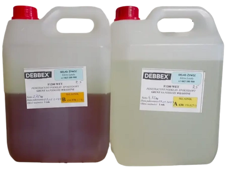 Do 80 m2 Podłoga Gospodarcza, Mieszkanie - Grunt na Wilgotne , 60 kg żywic