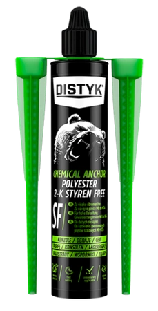 Kotwa Chemiczna POLIESTER SF -schody, wsporniki, regały