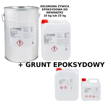 Zestaw do 17 m2 Podłogi w Garażu - Żywice Epoksydowe 15 kg