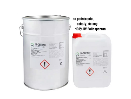 Żywica na Pionowe Kamienne Dywany, ściana, podstopnie 100%UV - 25 kg 