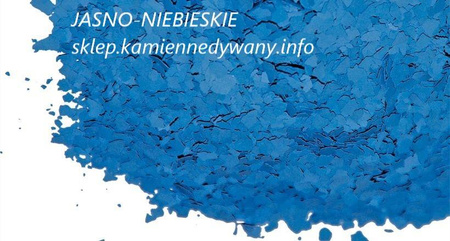 Pomarańczowe Chipsy Dekoracyjne do żywicy na Posadzki - 0,5 kg