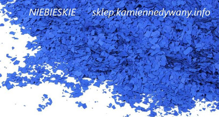 Ciemno-zielone Płatki Chipsy Dekoracyjne do żywicy na Posadzki - 0,5 kg