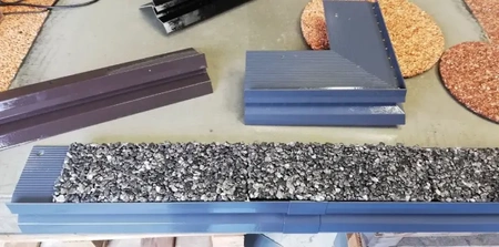 Profil okapowy Kapinos Systemowy prosty 2m aluminium SZARY