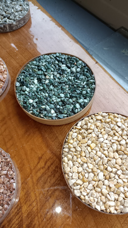 Otoczak marmurowy Zielony na kamienny dywan frakcja 3-5 mm