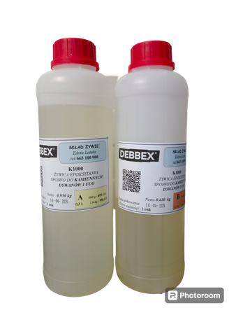 Żywica Epoksydowa Spoiwo do Kamiennego Dywanu 1,36kg (ok. 2m2) EPOXIN K1000