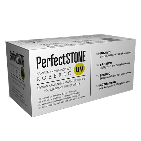 Komplet UV 100% na Kamienny Dywan 620kg (ok. 33 m²) – Rzeczny żwirek szary + grunt + hydroizolacja