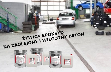 Specjalny Podkład epoksydowy Na Zaolejony i Mokry beton 10kg (ok. 17m2) EPOXIN F1300WETSPECIAL