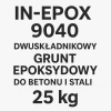 Grunt epoksydowy IN‑EPOX PRIMER 9040 do betonu i stali, 25 kg