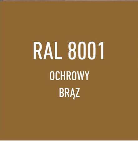 Zestaw na 40 m2 Grunt na Mokre plus Żywica epoksydowa Kolor zestaw 30 kg na 40m2 RAL 8001 (brąz ochrowy)