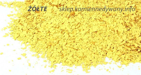 Czerwone Płatki Chipsy Dekoracyjne do żywicy na Posadzki - 0,5 kg