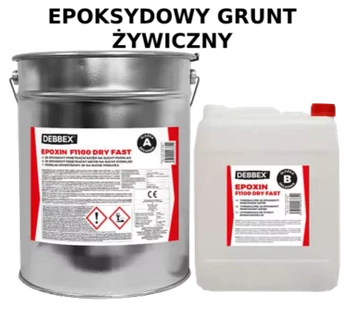Podkład Epoksydowy Grunt żywiczny na suche podłoża 10kg (ok. 33m2) EPOXIN F1000