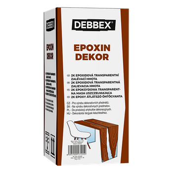 Przeźroczysta żywica odlewnicza do Drewna Atest Spożywczy 1 kg (ok. 0,9m2) EPOXIN DEKOR