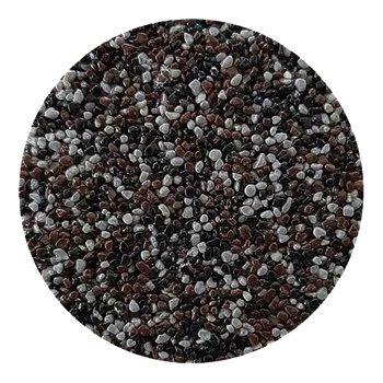 Piaskowy Dywan odporny na UV kolor  czarno-szaro-brązowy na 3,63 m2