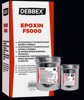 Kolorowa żywica epoksydowa na podłogę na 10 m2 kolor Czarny 6kg (ok. 10m2) T69005