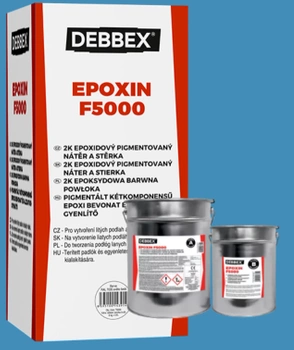 Kolorowa żywica epoksydowa na podłogę na 10 m2 RAL5012 6kg (ok. 10m2) T65012