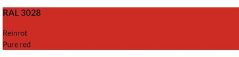 Barwnik  do żywicy RAL 3028 czerwony czysty - 1 kg