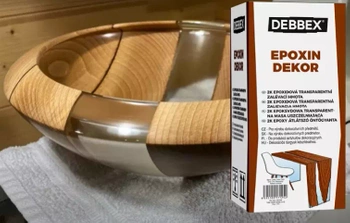 Przeźroczysta żywica odlewnicza do dużych odlewów Atest Spożywczy 20kg (ok. 18 m2) EPOXIN DEKOR