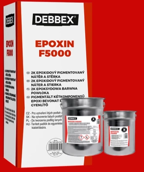 Kolorowa żywica epoksydowa na podłogę na 10 m2 RAL3020 6kg (ok. 10m2) T63020