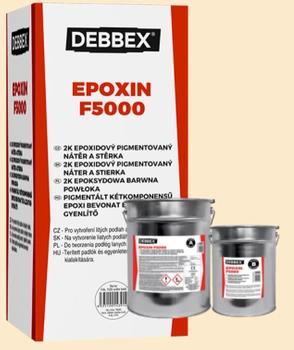 Kolorowa żywica epoksydowa na podłogę na 10 m2 kość słoniowa 6kg (ok. 10m2) T61015