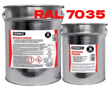Kolorowa żywica epoksydowa końcowa warstwa wierzchnia 10kg (ok. 17m2) EPOXIN F5000RAL7035