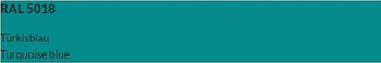 Barwnik do żywicy RAL 5018 Turkusowy niebieski RAL5018