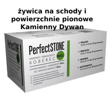 Spoiwo na Kamienny Dywan Schody, Podstopnie 2,6kg (ok. 2m2) EPOXIN K1000WALL