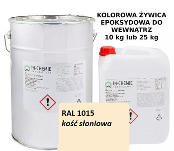 Kolorowa żywica samopoziomująca epoksydowa do wewnątrz - 10 kg (ok. 20m2) IN-EPOX 2030RAL1015
