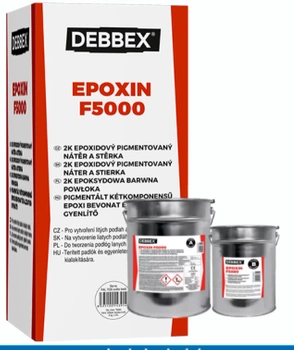 Kolorowa żywica epoksydowa na podłogę na 10 m2 kolor Biały 6kg (ok. 10m2) T69016