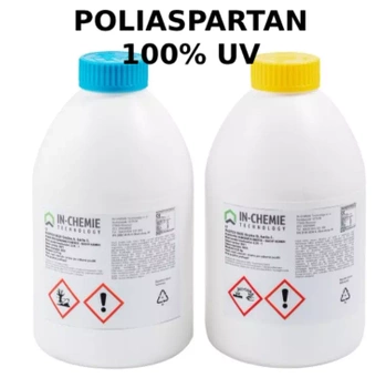 Żywica 100%UV na kamienny dywan, Regeneracji lub Filtr 1,36kg (ok. 2 do 3,5m2) IN-PUR 6022 LONG