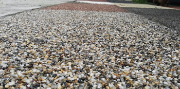 Komplet z Gruntem, Hydroizolacją na 10 m2 na kamienny dywan komplet z kamieniem szarym z hydroizolacją