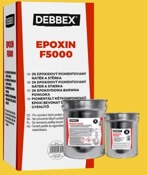 Kolorowa żywica epoksydowa na podłogę na 10 m2 Żółta 6kg (ok. 10m2) T61018