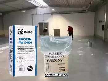 Zestaw Epoksydowy na antypoślizgową podłogę Paroprzepuszczalną - 13,5 m2