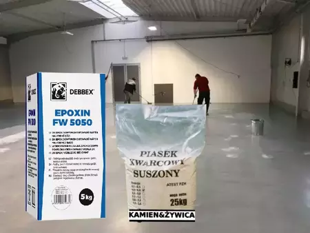 Zestaw Epoksydowy na antypoślizgową podłogę Paroprzepuszczalną - 19 m2