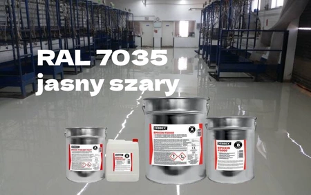 Zestaw na 40m2 Grunt na Mokre i Żywica epoksydowa Kolor do garażu hali -28,8kg
